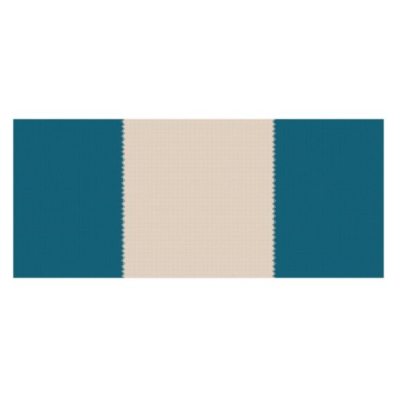 Nappe TC Premium Zao L.140cm motif Tresse lagon - CORYL