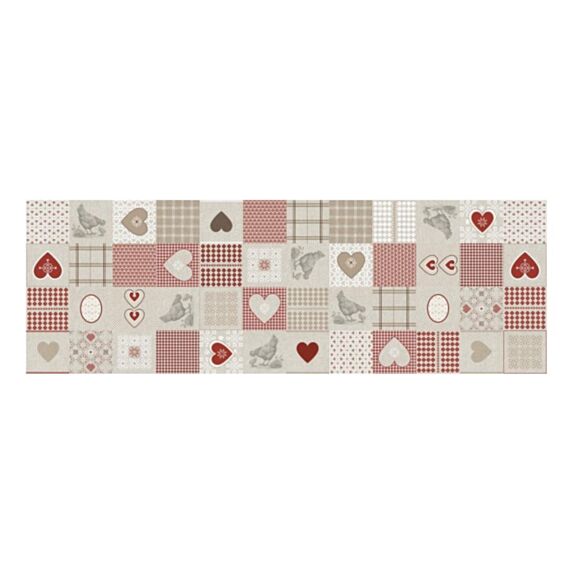 Softmousse Crochet L.140 beige rouge - CORYL