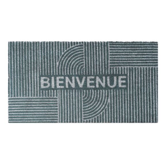Paillasson Lineococo Eau 70x40cm - CORYL