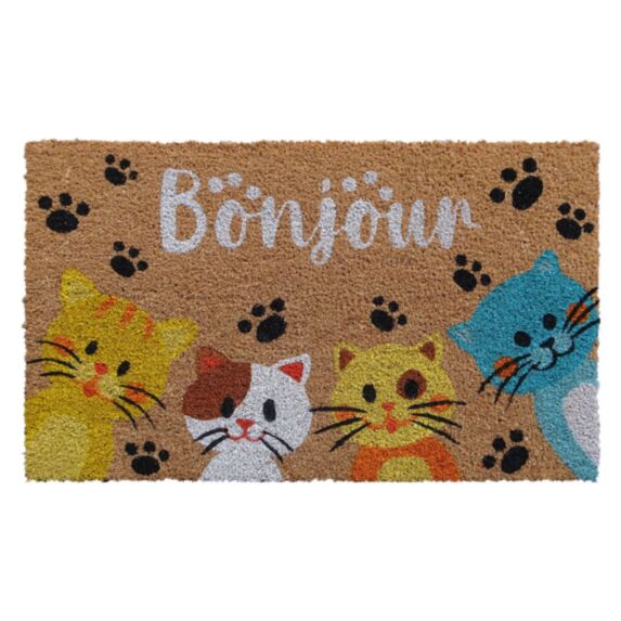 Paillasson Cocovea Miaou 75x45cm - CORYL