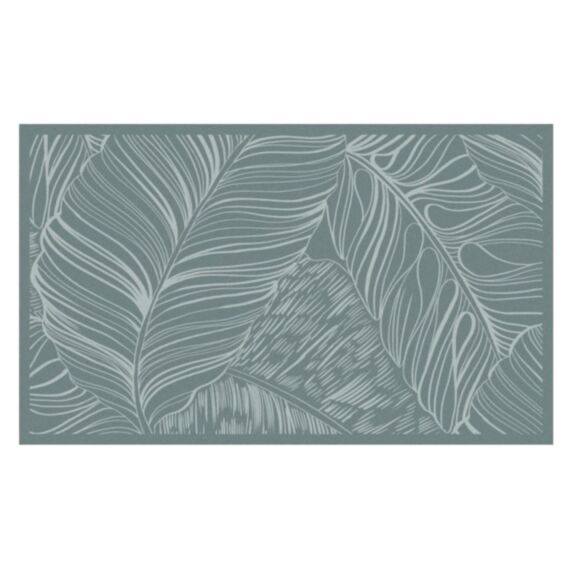 Tapis Access feuillage 75x45 blanc - CORYL