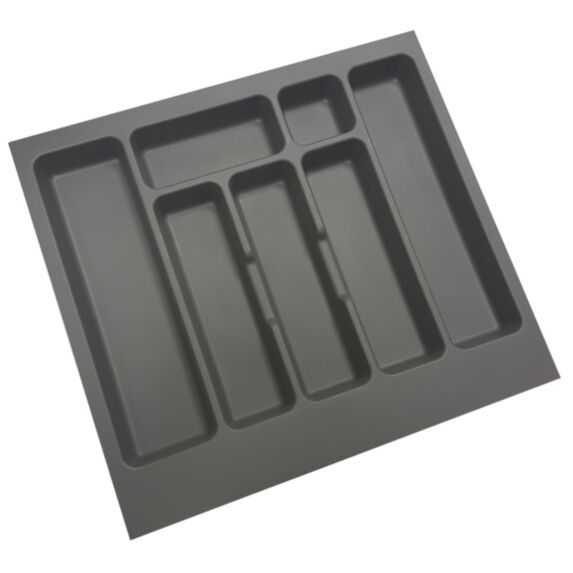 Combine range couverts plastique anthracite 120 cm - WM88