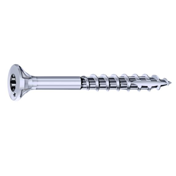 Vis rocket fraisée étoile inox a2 5x50/30 x200