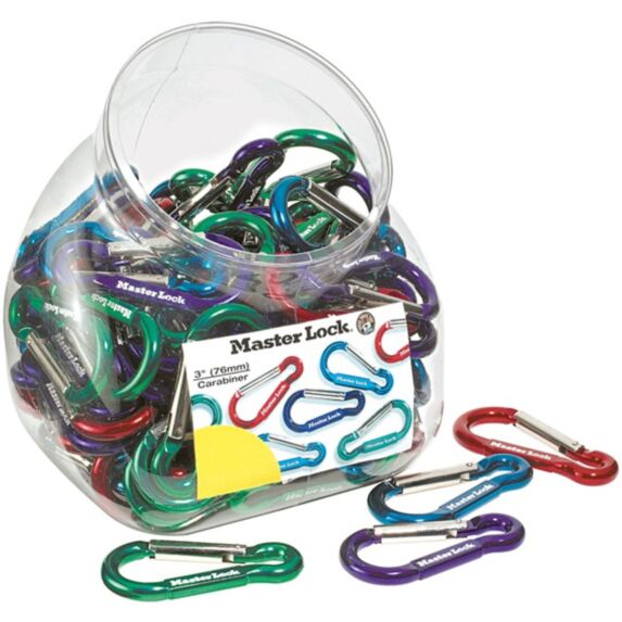 Mousqueton acier zingué 76 mm - MASTER LOCK