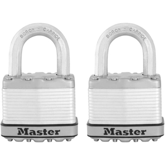 Lot de 2 cadenas haute sécurité  “EXCELL 50” - MASTER LOCK