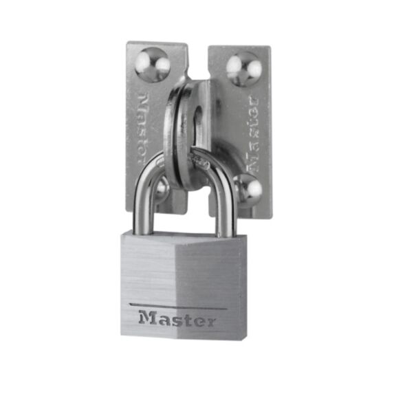 Pack 2 oeillets angles + cadenas - MASTER LOCK