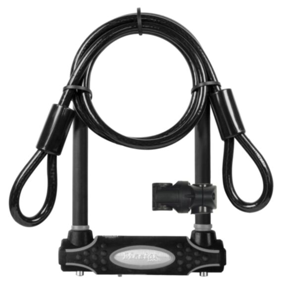Antivol u acier 210mmx110mmx13mm - cable à boucle