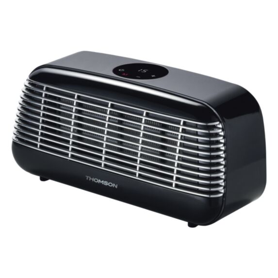 Radiateur Soufflant Mobile céramique Vintage 1500W Noir - THOMSON