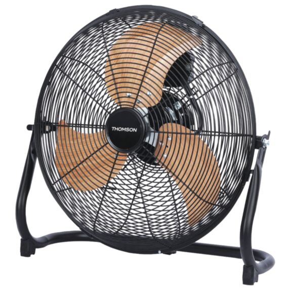 Ventilateur Brasseur d'air Wood Ø40cm Noir/Bois - THOMSON 