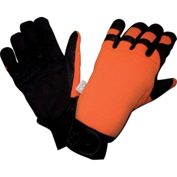 Gant de protection tronçonneuse T.11 orange
