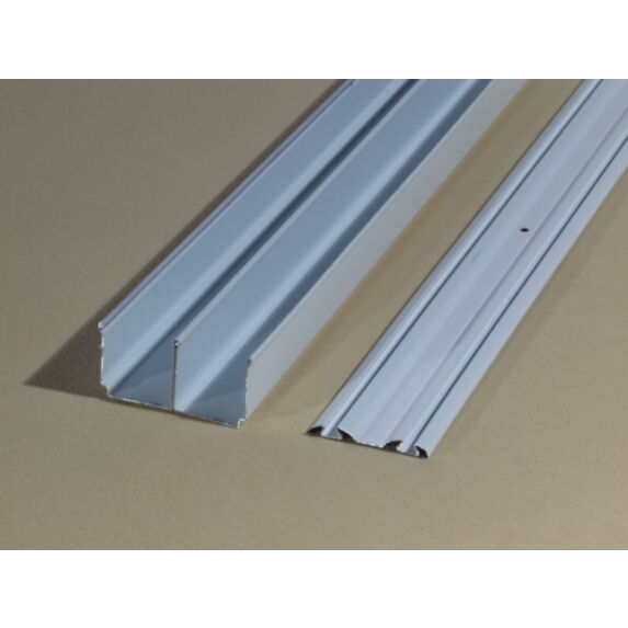 Kit rails optissimes acier blanc l180cm - OPTISSIMES