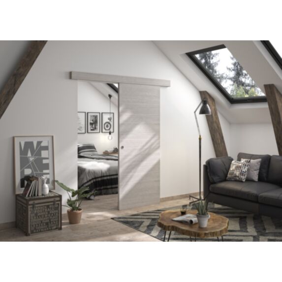 Porte coulissante en applique Bilbao 83cm - OPTIRAIL