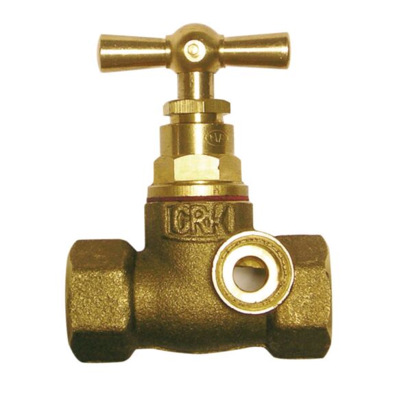 Robinet d'arrêt à purge double femelle 20/27