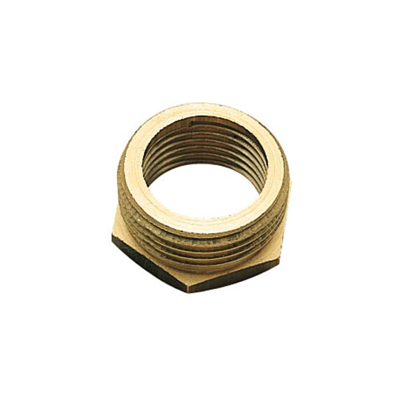 Bague réduction laiton 6 pans  M 12/17 - F 8/13