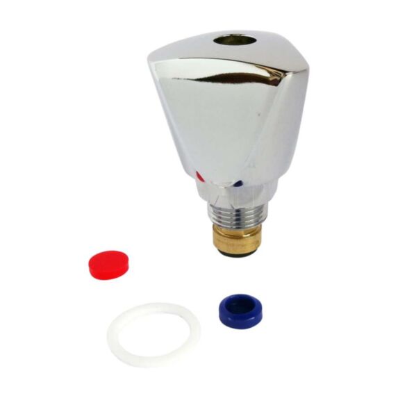 Tête universelle croisillon en laiton chromé - M18/150