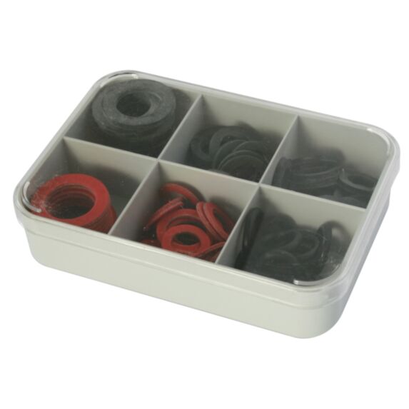 Coffret d'assortiment de 76 joints Torique / Fibre / Caoutchouc