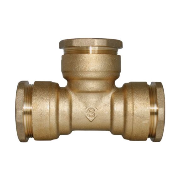 Té égal PE laiton PE20