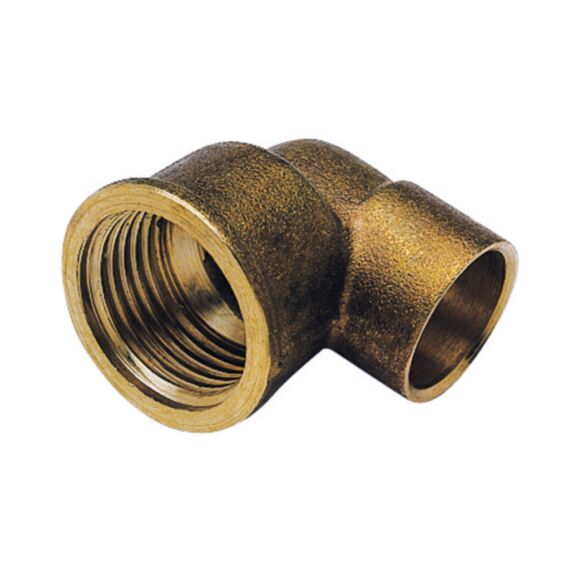 Coude laiton 90° Ø12  - mâle 15/21 PR