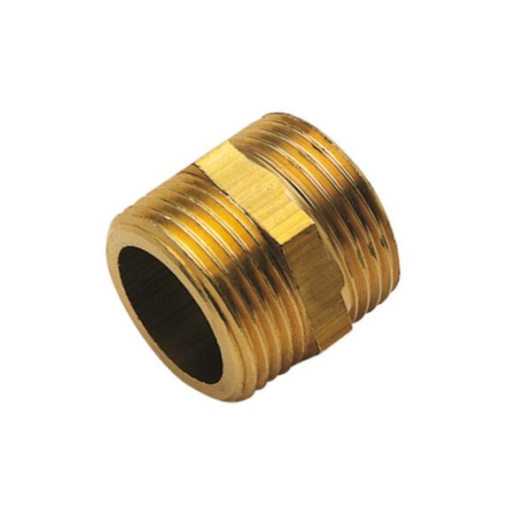 Mamelon laiton double mâle 20/27