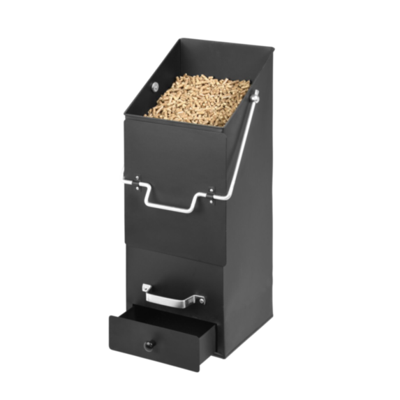 Seau granulé versis noir+couvercle