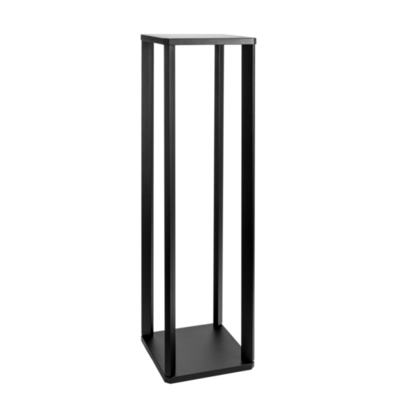 Range-bûches Stiga noir  L.31,5xP.31,5x H.114cm