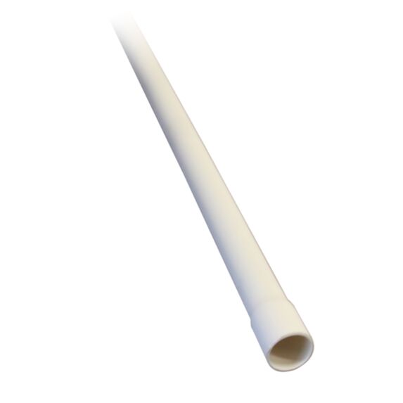 Tube IRL blanc d20 longueur 2m - PLASTO