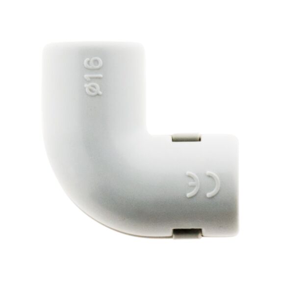 Equerre zenitech gris PVC QUERRE ZENITECH Ø16mm x 10 - INOTECH