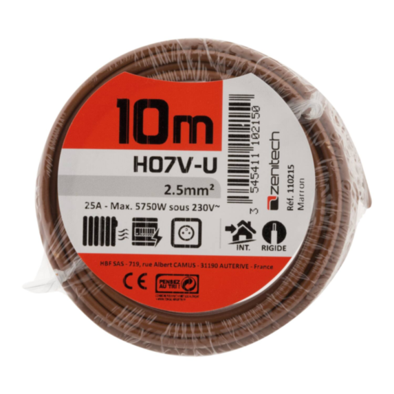 Cable ho7vu 2.5 mar. 10m - PLASTO