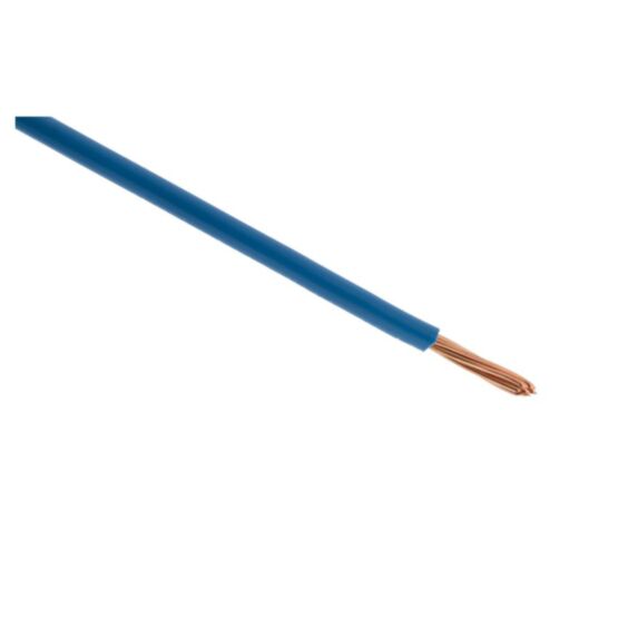 Fil d'alimentation électrique ho7v-r 6mm² bleu 25m - INOTECH