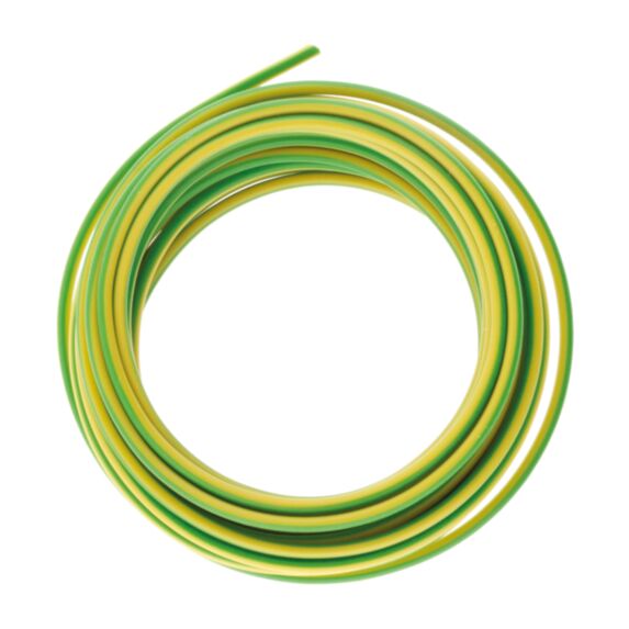 Fil d'alimentation électrique ho7vk 1x1,5 vert/jaune-5m