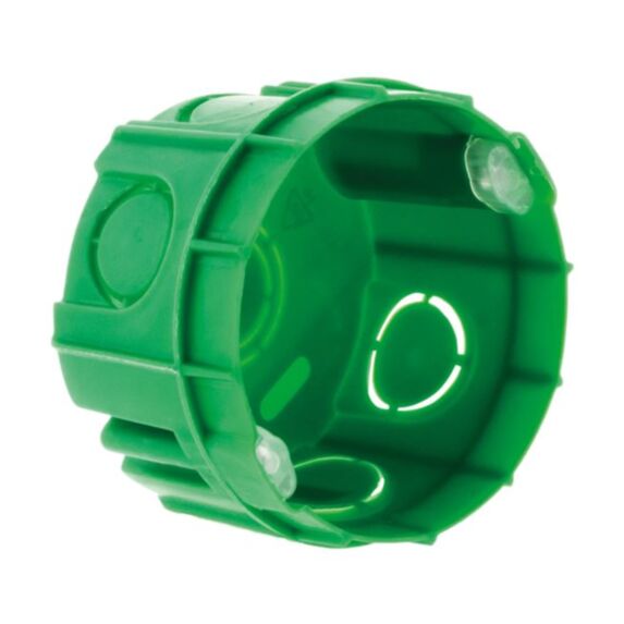 Boite maconnerie d.65 p.40mm pour appareillage vis & griffes livre avec vis