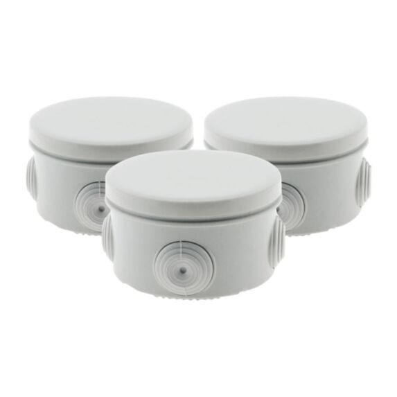 Lot 3 boites etanche d80 prof. 40mm - ip 55