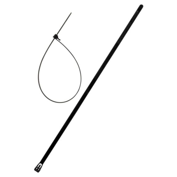 10 colliers réutilisables 7,6 x 250 mm noir - INOTECH