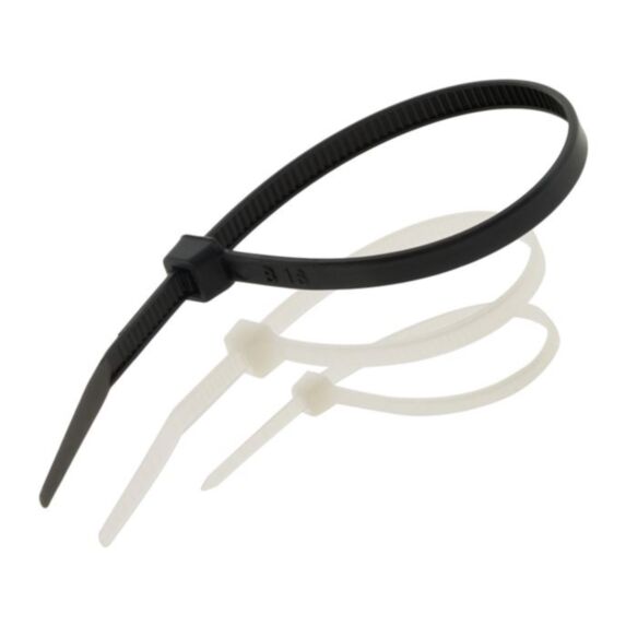 Lot de 250 colliers de cablage mixte - 100x 2,5x 100mm + 100x 3,5x 140mm + 50x 4,5x 180mm - ZENITECH