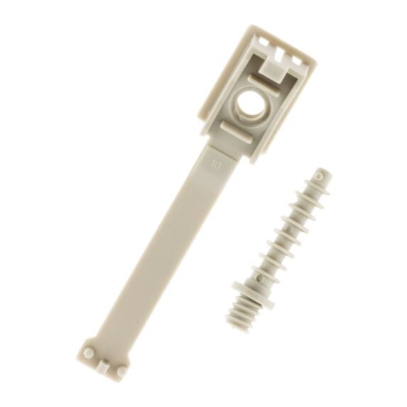 Lot de 10 attaches clipsables d16/20 + chevilles - zenitech