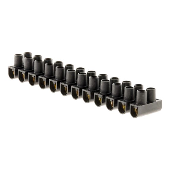 Barrettes 12 plots 4 mm² noir zenitech
