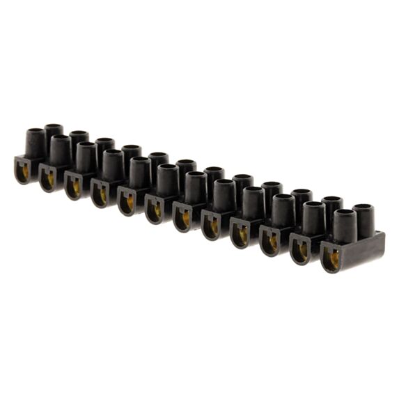 Barrettes 12 plots 6 mm² noir - zenitech