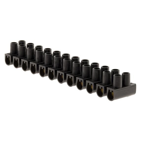 Barrettes 12 plots 10 mm² noir zenitech