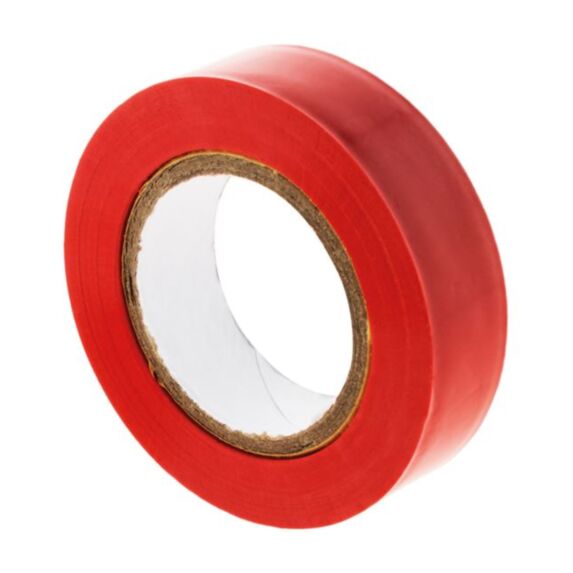 Rouleau adhesif 15mm x 10m rouge - zenitech