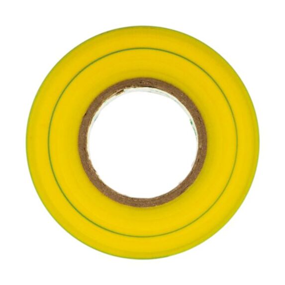 Rouleau adhesif 19mm x 20m vert/jaune - zenitech