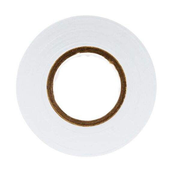 Rouleau adhesif 19mm x 20m blanc - zenitech