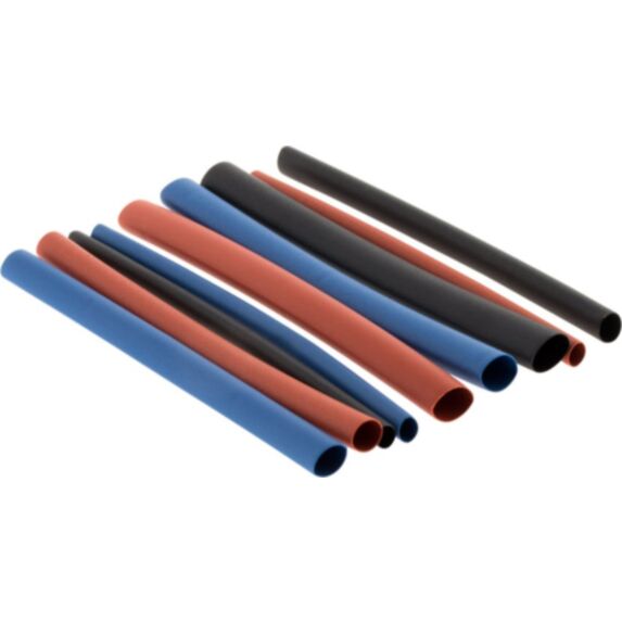30 gaines thermorétractables fils de Ø1.6 à 5 mm 3 couleurs - ZENITECH