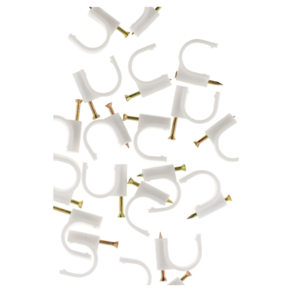 ATTACHE ZENITECH BLANC D12MM X20