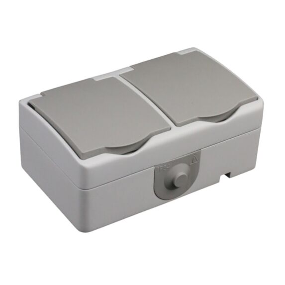 Double prise 2P+T étanche nano²