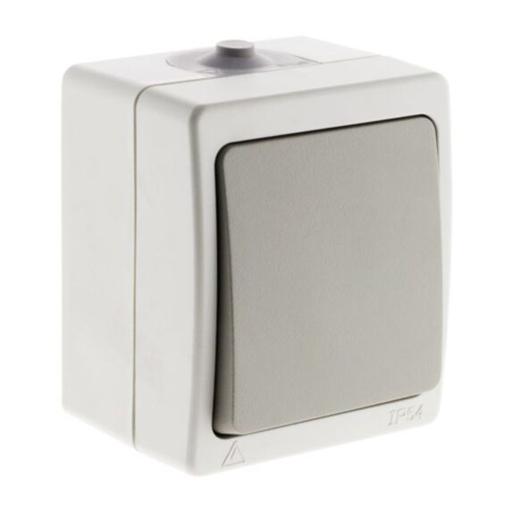 Bouton poussoir gris clair IP54 - akya - INOTECH