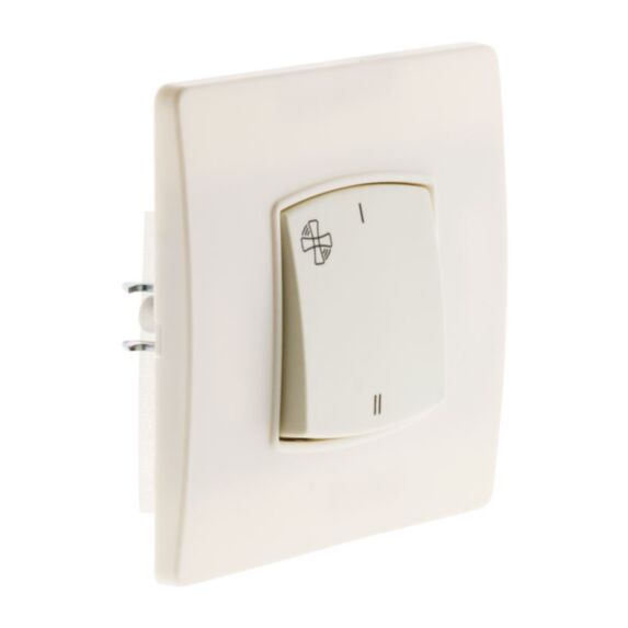 Commande vmc borne-auto vis + griffes blanc - diwone