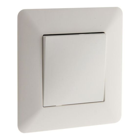 Interrupteur poussoir 10a blanc - ARTEZO