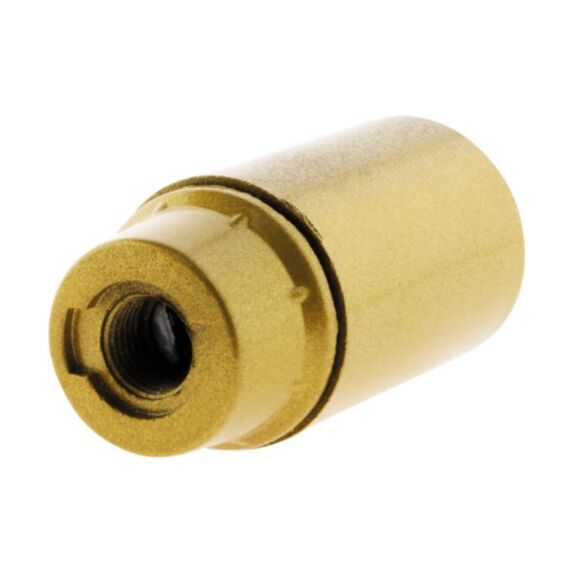 Douille E14 thermoplastique lisse or - ZENITECH