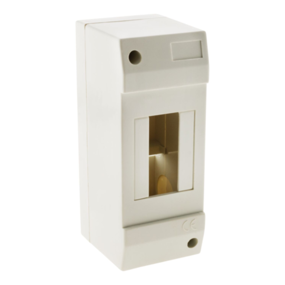 Coffret de distribution 2 modules a equiper - zenitech