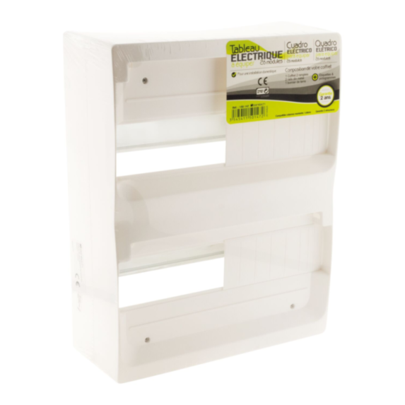 Coffret 26 modules blanc a equiper avec accessoires - zenitech